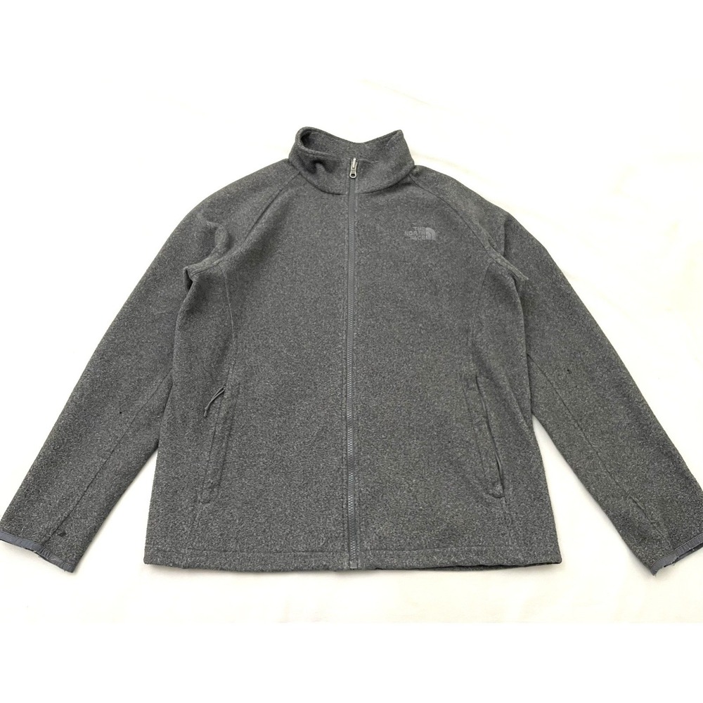 The North Face Men's Windstopper Full Zip Jacket Large Gray READ